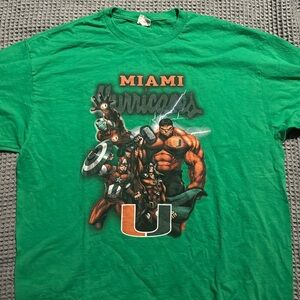 Miami hurricanes vintage shirt